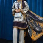 Asra By Asim Jofa Embroidered khaddar 3Piece Suit AJE-10