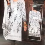 Unstitched Asian Chiken kari embroidery Cotton printed shalwar kameez suits