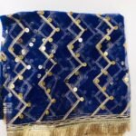 New Heavy Embroidered Net Scarfs