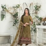 Amani Semi-Stitched Fancy Embroidered Collection 2023 By Tawakkal D-8321