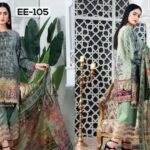 ESHAEMAN PREMIUM LUXURY EMBROIDERED LAWN Vol-1 EE2-105