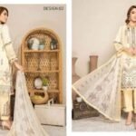 Munira Designer Linen Collection Design 02- Moonlit Lofus