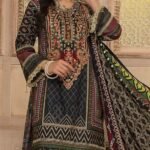 Munira Designer Dhanak 3 Piece Suit MSL12