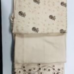 Unstitched pakistani indian Dhanak embroidered wintersuits.