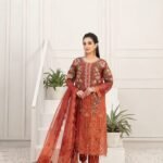 Parella Semi-Stitched Fancy Embroidered Collection 2023 By Tawakkal D-7994