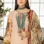 Ezrah By Adan's Libas Chikankari Embroidered Lawn Collection 2023 D-02