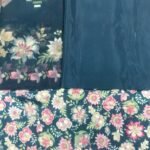 Unstitched Asian Pakistani Indian Crepe Silk printed Suits D-216