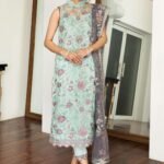 Mehakmah by Zarif Embroidered Net Suits Unstitched 3 Piece Design ZM-07 ZAUQ - Summer Collection