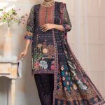 Winter Hues By MTF Embroidered Khaddar Suits Unstitched 3 Piece Design 01 - Winter Collection