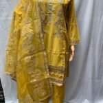 NEW EMBROIDERED 3 PIECE READYMADE COTTON SUITS R06