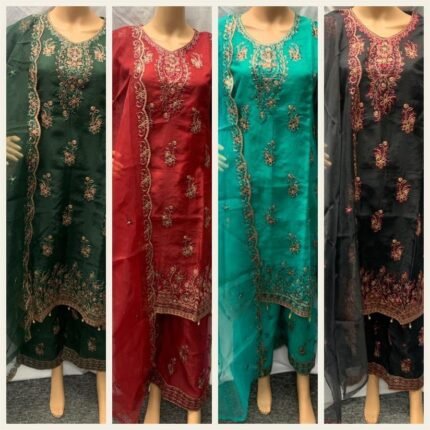 New Ready to Wear Women's Organza Fancy Suits 02