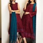 Mehakmah by Zarif Embroidered Chiffon Suits Unstitched 3 Piece Design ZM-03 BAANO - Summer Collection