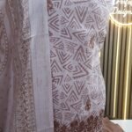 Unstitched Asian Chiken kari embroidery Cotton printed shalwar kameez suits