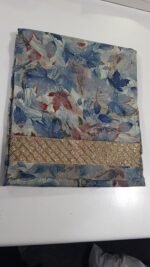 Unstitched Asian Pakistani indian printed Crape Silk Kameez and salwar suits. - Image 3