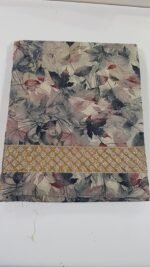 Unstitched Asian Pakistani indian printed Crape Silk Kameez and salwar suits. - Image 5