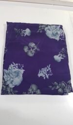 Unstitched Asian Pakistani ind edian printed Crape Silk Kameanz salwar suits. - Image 5