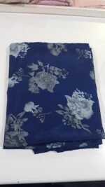 Unstitched Asian Pakistani ind edian printed Crape Silk Kameanz salwar suits. - Image 2