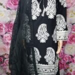 Brand New designer ready made 3 piece linen suit .