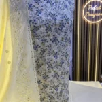 Unstitched Asian Chiken kari embroidery Cotton shalwar kameez suits