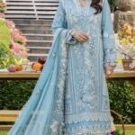 ESHAISHA Luxury Lawn unstitch embroidered collection EA-LL-5541