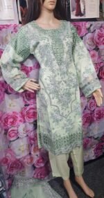 Pakistani-Indian Designer Ready to Wear Heavy Embroidered Organza Suits . - Image 3