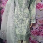 Pakistani-Indian Designer Ready to Wear Heavy Embroidered Organza Suits .