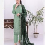New designer ready made 3Piece chiffon Sequence embroidered suit .