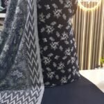 Unstitched pakistani indian Printed alpine winter suits .