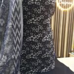 Unstitched pakistani indian Printed alpine winter suits .