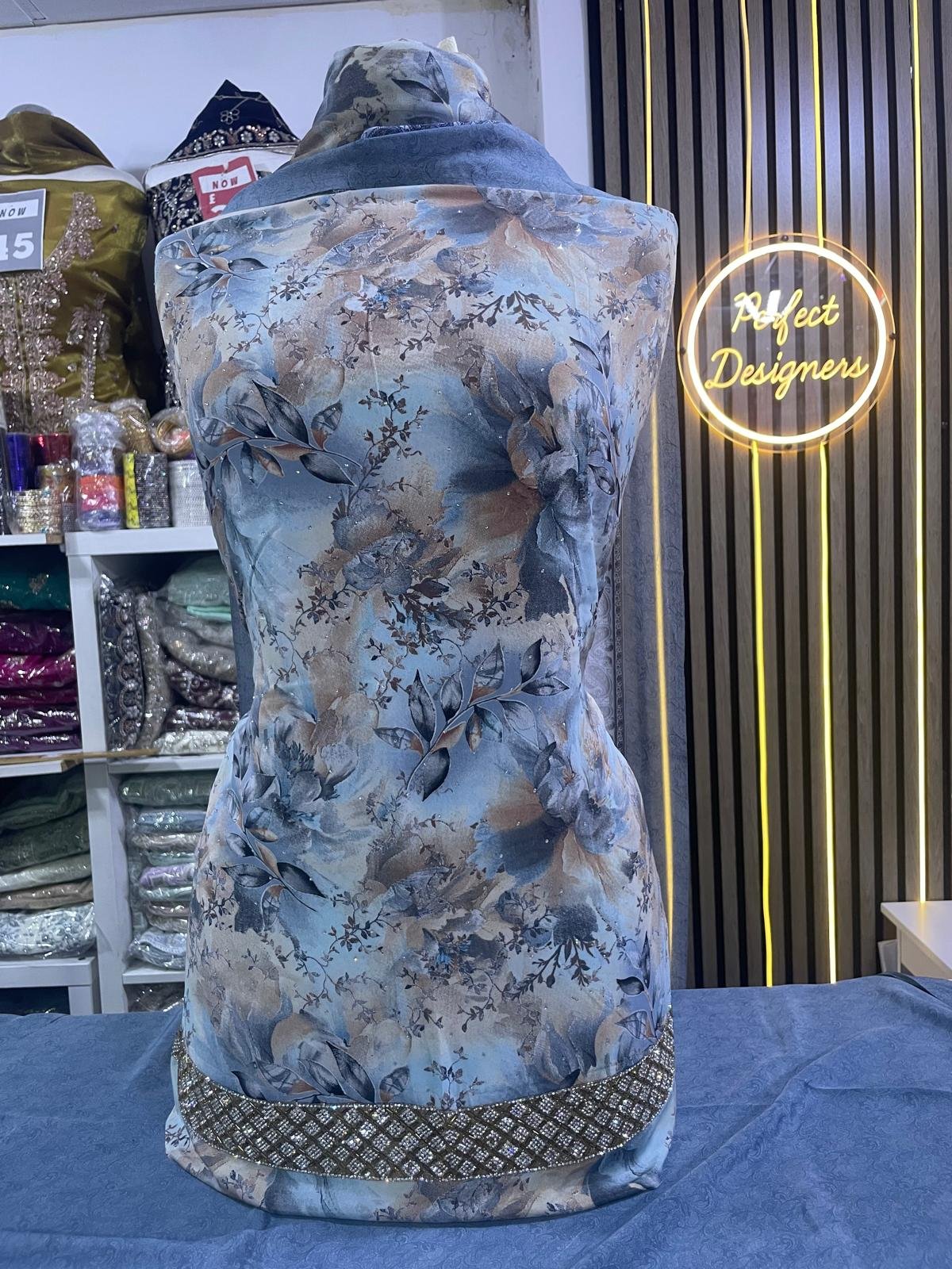 WhatsApp Image 2026-06-17 at 15.27.51 (2) Unstitched Asian Pakistani Indian shalwar kameez crape Printed suits 4 Colours - Image 1