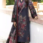 Unstitched Iznik winter dhanak suit with patches