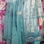 Pakistani-Indian Designer Ready to Wear Heavy Embroidered Organza Suits .