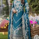 ESHAISHA Luxury Lawn unstitch embroidered collection EA-LL-5545