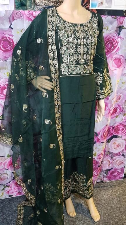 Brand New designer ready made 3 piece viscose suits .