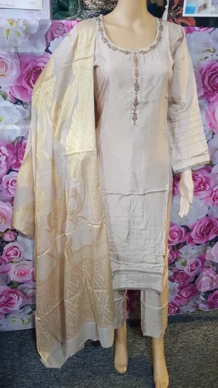 Brand New designer ready made 3 piece viscose suits .