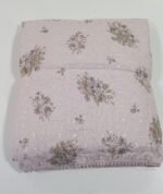 Unstitched pakistani Indian Embroidered alpine winter suits with embroidered shawl D-845 - Image 6