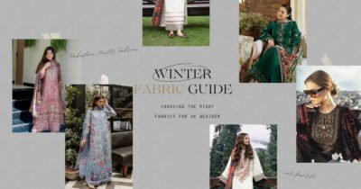 Best winter fabrics for Pakistani dresses in the UK including khaddar, linen and velvet