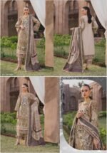 ESHAISHA SLUB DHANAK EMBROIDERED WINTER COLLECTION EA-LW-5560 - Image 2