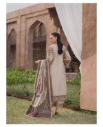 ESHAISHA SLUB DHANAK EMBROIDERED WINTER COLLECTION EA-LW-5560 - Image 3