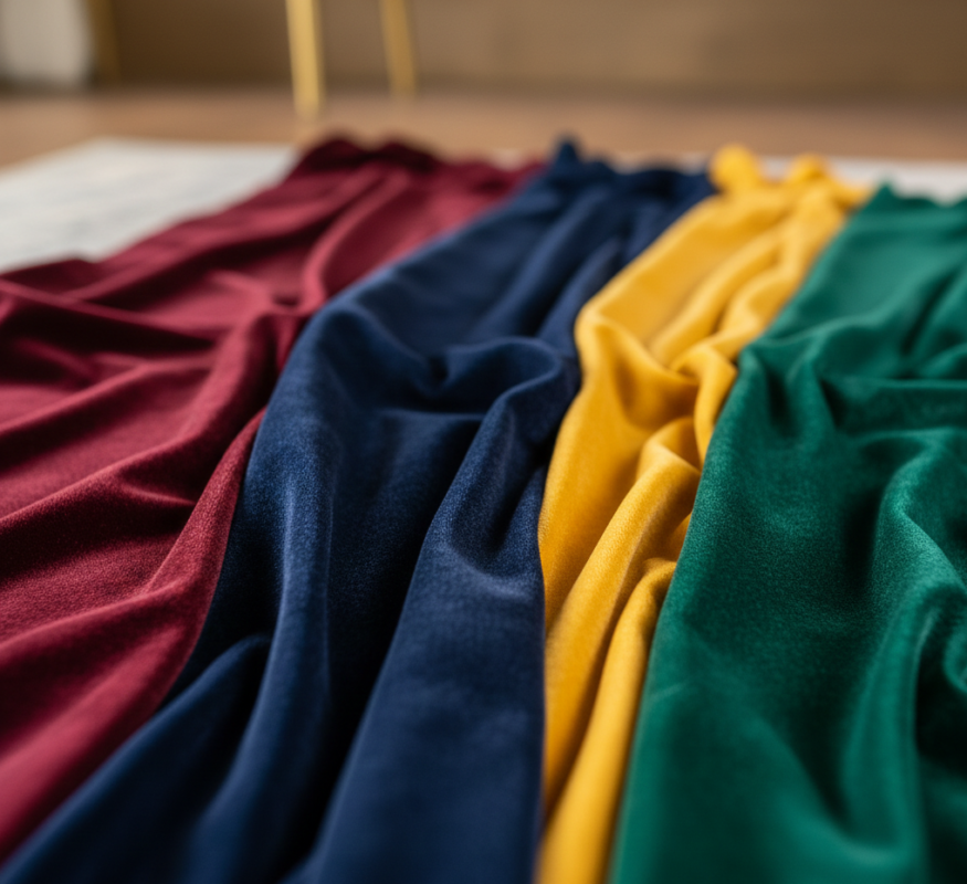 velvet colors trending in uk for weddings