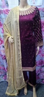 Ready to wear velvet mother daughter suits.Small to xxl and 26-36 girls - Image 9