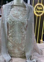 Unstitched Asian Cotton printed salwar - Image 4