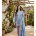 ZYNC Luxury Lawn unstitch Printed collection FZ-9