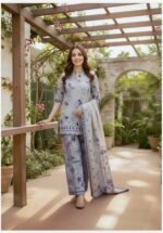 ZYNC Luxury Lawn unstitch Printed collection FZ-10